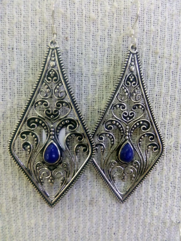 silver earings