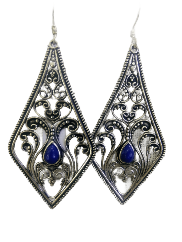 silver earings