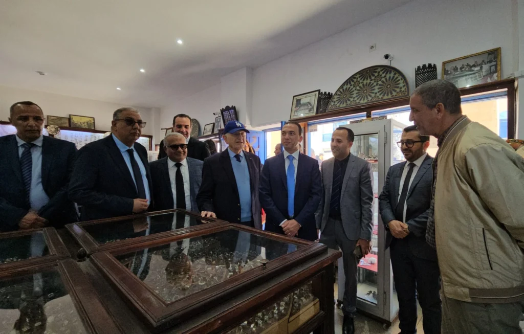 visit de monsieu André Azoulay et ministre a essaouiraلحسن-السعدي
