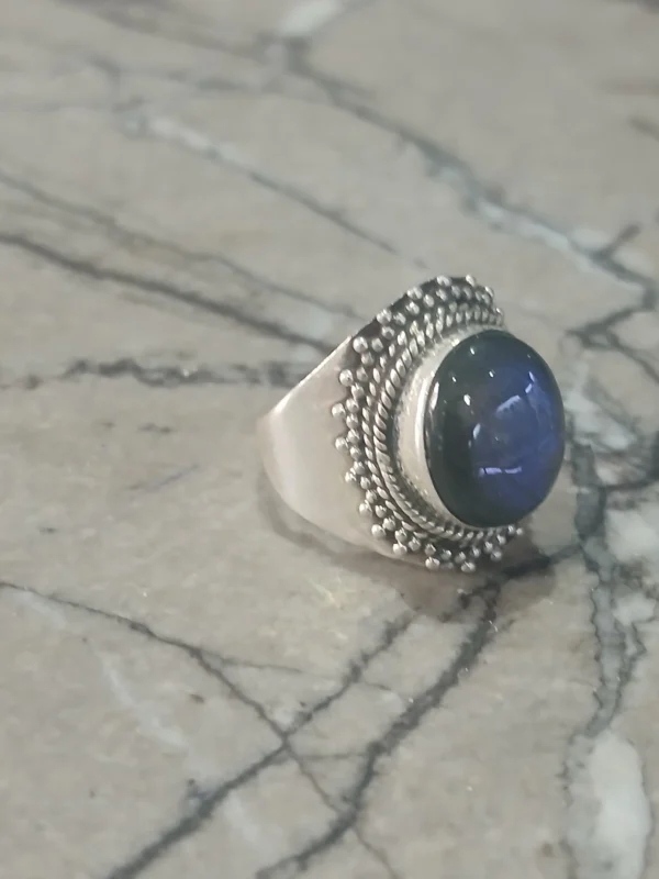 Labradorite ring 925 silver – Image 5